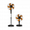 Impex Impulse Table pedestal fan | 400 mm | 2 in 1 convertible | Orange Black