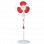 Impex ZOLO Pedastal Fan | 400 mm | 1350 RPM | RED WHITE