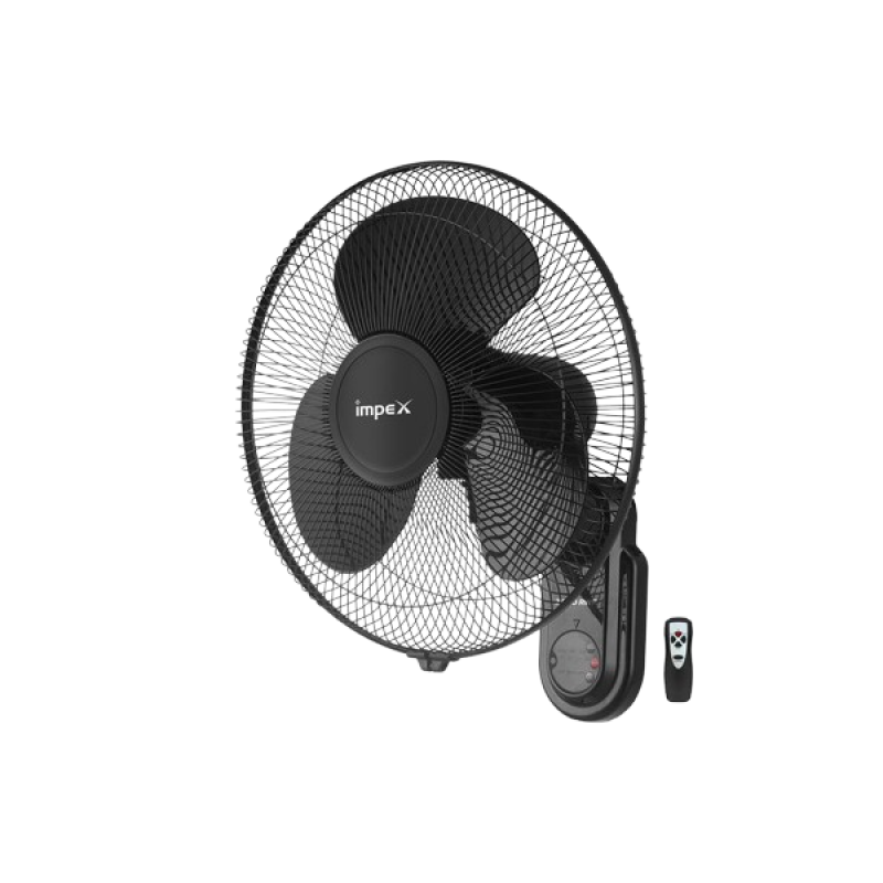 Impex Zolo RWF Wall Fan | 1350 RPM | Black Impex Zolo RWF Wall Fan | 1350 RPM | Black