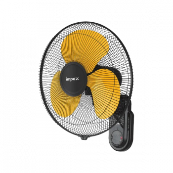 Impex Wall fan Zolo RWF | 1350 RPM  | Yellow Black