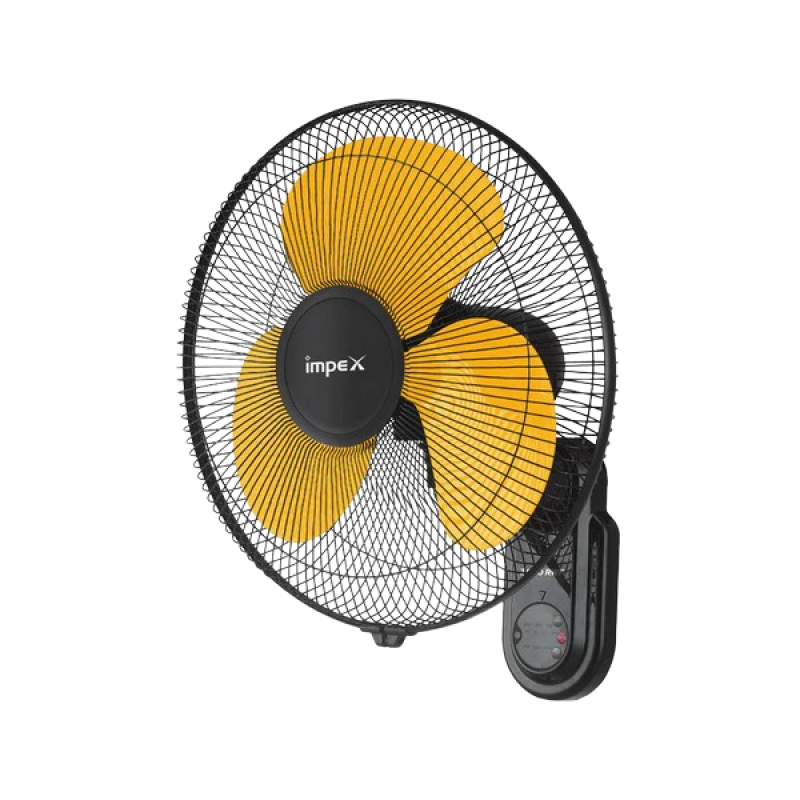 Impex Wall fan Zolo RWF | 1350 RPM | Yellow Black Impex Wall fan Zolo RWF | 1350 RPM | Yellow Black