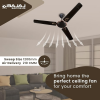 Bajaj Edge Hs Neo Deco Ee Ceiling Fans | 1200Mm | Choco Brown Bajaj Edge Hs Neo Deco Ee Ceiling Fans | 1200Mm | Choco Brown