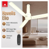 Havells Elio BLDC High Air Ceiling Fan | 1200 mm | Remote Controlled | 5 Star | Bianco Havells Elio BLDC High Air Ceiling Fan | 1200 mm | Remote Controlled | 5 Star | Bianco
