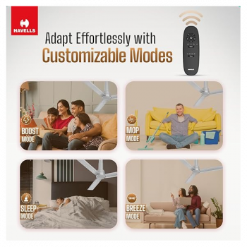 Havells Elio Bldc High Air Ceiling Fan | 1200Mm | 5 stars | Remote Controlled | Grey Havells Elio Bldc High Air Ceiling Fan | 1200Mm | 5 stars | Remote Controlled | Grey