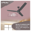 Bajaj Classico Pro Ceiling Fan | 1200 mm | Coal Mine Grey