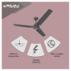 Bajaj Classico Pro Ceiling Fan | 1200 mm | Coal Mine Grey