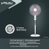 Bajaj ROBUSTO Pedestal Fan | 400 mm | Lavender White Bajaj ROBUSTO Pedestal Fan | 400 mm | Lavender White
