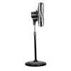Usha Turbo 180 Pedestal Fan | 450mm | Metal Black