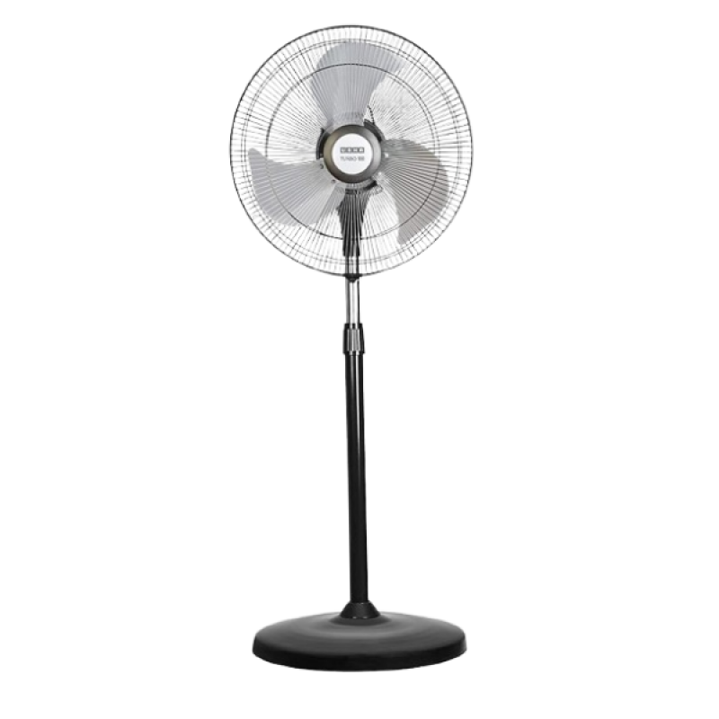 Usha Turbo 180 Pedestal Fan | 450mm | Metal Black