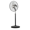 Usha Turbo 180 Pedestal Fan | 450mm | Metal Black