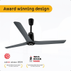 Atomberg Aris Contour Smart Ceiling Fan | 1200 mm | 3 Blade | Regent Grey Atomberg Aris Contour Smart Ceiling Fan | 1200 mm | 3 Blade | Regent Grey