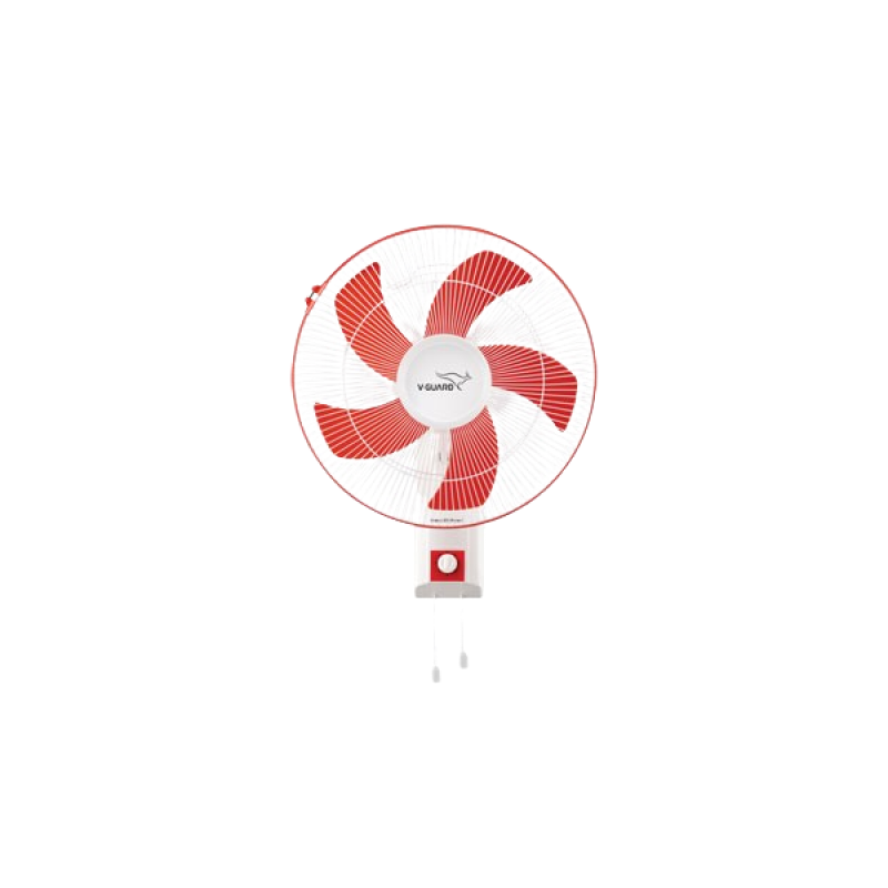 V Guard Finesta STD Prime II Wall Fan | 400MM | White Red V Guard Finesta STD Prime II Wall Fan | 400MM | White Red