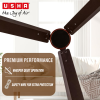 Usha AeroEdge BLDC Ceiling Fan | 1200mm | with RF Remote | smoke brown Usha AeroEdge BLDC Ceiling Fan | 1200mm | with RF Remote | smoke brown