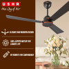 Usha AeroEdge BLDC Ceiling Fan | 1200mm | with RF Remote | smoke brown Usha AeroEdge BLDC Ceiling Fan | 1200mm | with RF Remote | smoke brown