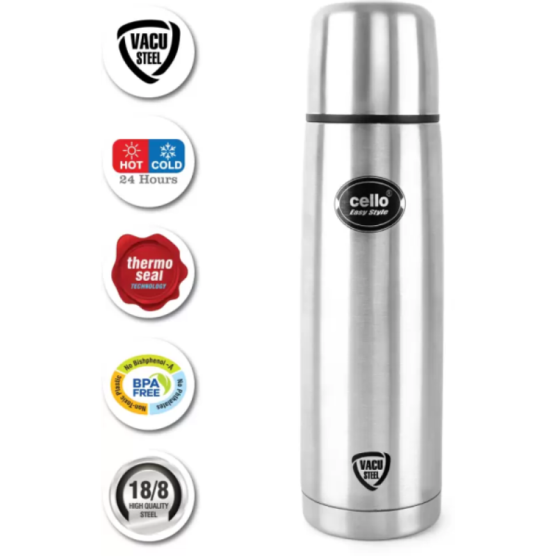 Cello Easy Style Vacuum Insulated Flask | 500 ML Cello Easy Style Vacuum Insulated Flask | 500 ML