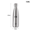 Cello Swift Stainless Steel Double Walled Flask Bottle | Hot & Cold | 750 ml | Silver Cello Swift Stainless Steel Double Walled Flask Bottle | Hot & Cold | 750 ml | Silver