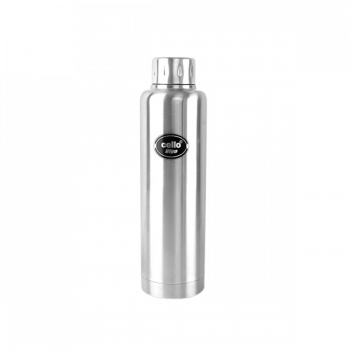 Cello Vigo Stainless Steel Flask | Double Walled | 750 ml | Silver
