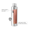 Cello Vigo Stainless Steel Flask | Double Walled | 750 ml | Silver