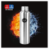 Cello Vigo Stainless Steel Flask | Double Walled | 750 ml | Silver