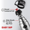 cello Instyle Flask | 750ml | Travel Bottle | Stainless Steel | Black