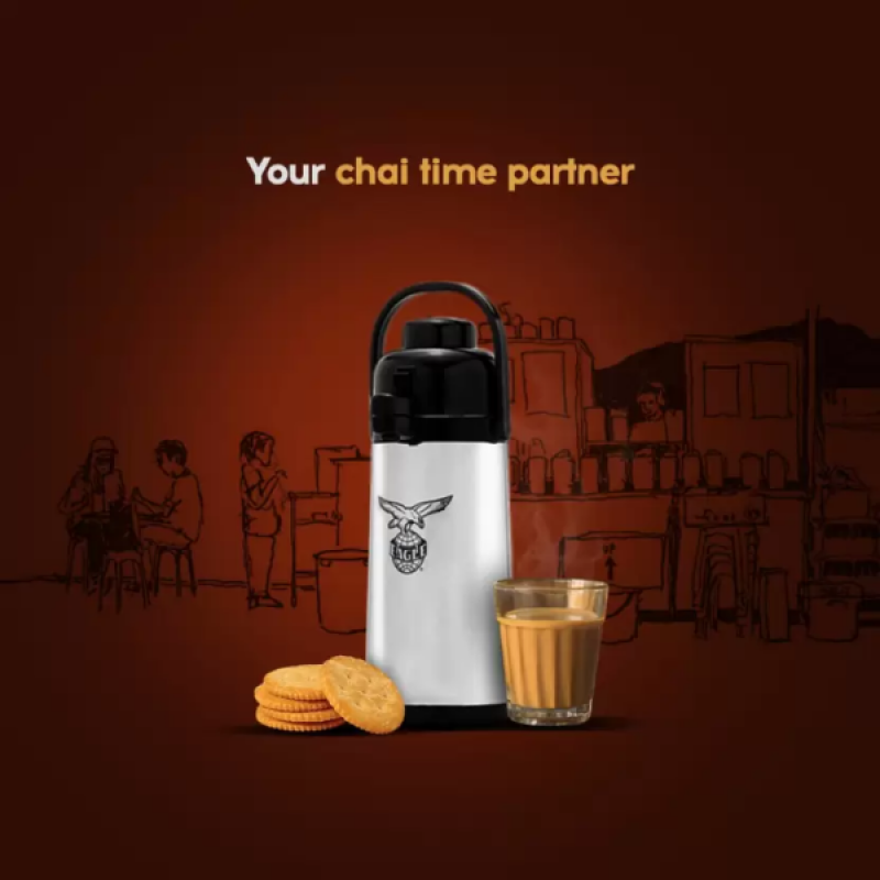 Eagle Airpot Lisa 1600 ml Flask | Silver Steel Eagle Airpot Lisa 1600 ml Flask | Silver Steel