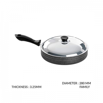 Nolta Hamaara Fry Pan with Lid | 280 mm
