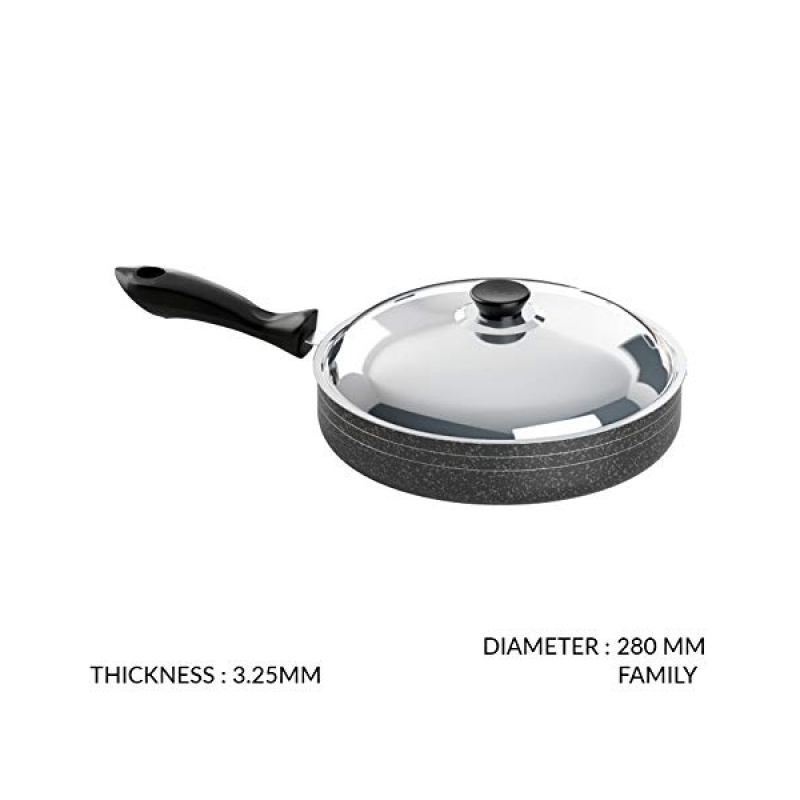 Nolta Hamaara Fry Pan with Lid | 280 mm Nolta Hamaara Fry Pan with Lid | 280 mm
