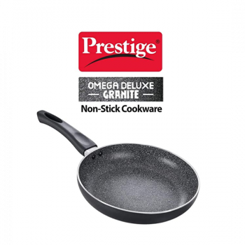 Prestige Aluminium Omega Deluxe Granite Fry Pan | 36305 | 24 cm | Black Prestige Aluminium Omega Deluxe Granite Fry Pan | 36305 | 24 cm | Black