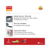 Prestige Omega Deluxe Aluminium Induction Base Non Stick Omni Tawa | 28 cm | Red