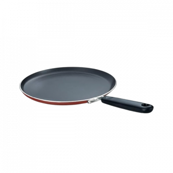 Prestige Omega Deluxe Aluminium Induction Base Non Stick Omni Tawa | 28 cm | Red
