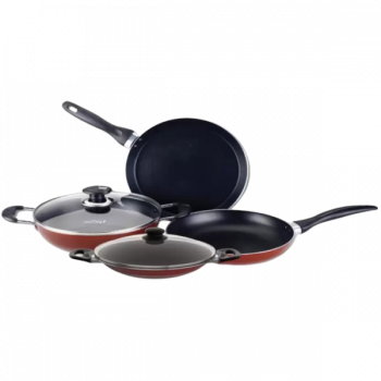 Nolta Popular Non Stick Coated Cookware Set | 6 Pcs