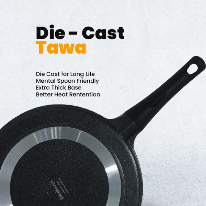 Blueberry’s 27cm Nonstick Die Cast 4mm Thick Dosa Tawa Blueberry’s 27cm Nonstick Die Cast 4mm Thick Dosa Tawa