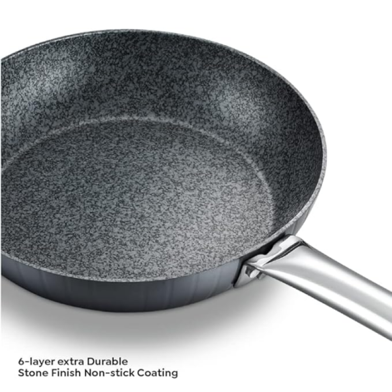 Prestige Durastone OMNI Hard Anodised Fry Pan | 28 cm | 2.6 L Prestige Durastone OMNI Hard Anodised Fry Pan | 28 cm | 2.6 L