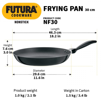 Hawkins Futura Non Stick Frying Pan | 30 cm | NF28 Hawkins Futura Non Stick Frying Pan | 30 cm | NF28