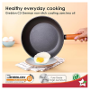 Wonderchef Caesar Forged Virgin Aluminium Fry Pan | 1 L | 20 cm | Black Wonderchef Caesar Forged Virgin Aluminium Fry Pan | 1 L | 20 cm | Black