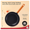 Wonderchef Caesar Forged Virgin Aluminium Fry Pan | 1 L | 20 cm | Black Wonderchef Caesar Forged Virgin Aluminium Fry Pan | 1 L | 20 cm | Black