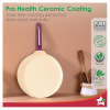 Wonderchef Bellagio Dosa Tawa | 28 cm | Non-Stick Ceramic Coating | Non-Toxic | Pure Aluminium | Purple Wonderchef Bellagio Dosa Tawa | 28 cm | Non-Stick Ceramic Coating | Non-Toxic | Pure Aluminium | Purple