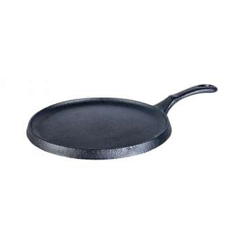 Wonderchef Forza Cast-Iron Dosa Tawa Pan | 25 cm | 3.8 mm | Pre Seasoned Cookware