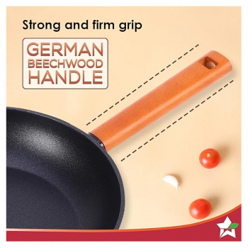 Wonderchef Caesar Forged Virgin Aluminium Fry Pan | 24 cm | Black Wonderchef Caesar Forged Virgin Aluminium Fry Pan | 24 cm | Black