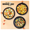 Wonderchef Caesar Forged Virgin Aluminium Fry Pan | 24 cm | Black Wonderchef Caesar Forged Virgin Aluminium Fry Pan | 24 cm | Black
