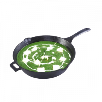 WONDERCHEF Forza Pre Seasoned Cast Iron Non Stick Induction Bottom Fry Pan | 25 cm | 2 L