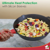 WONDERCHEF Forza Pre Seasoned Cast Iron Non Stick Induction Bottom Fry Pan | 25 cm | 2 L