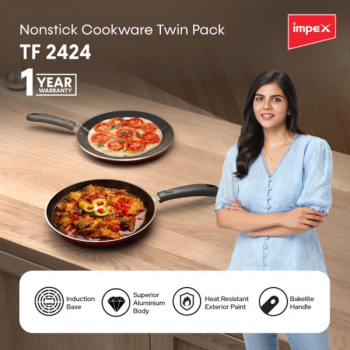 Impex Nonstick Cookware Set | TF 2424 Impex Nonstick Cookware Set | TF 2424