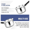 Prabha Stainless Steel Virgo Sauce Pan with lid | 16 cm