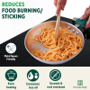 The Indus Valley Stainless Steel Capsule Fry pan |1.5Ltr | Green Bakelite Handle | 22 CM