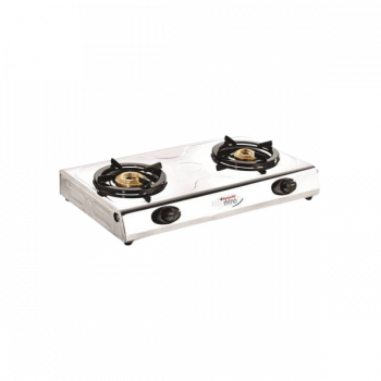 Butterfly Rhino Stainless Steel Manual Gas Stove | 2 Burners