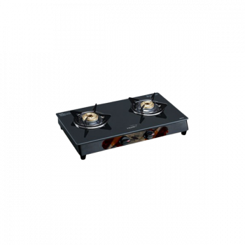 V-GUARD Glass Top Gas Stove | 2 Burner | VGM 2A