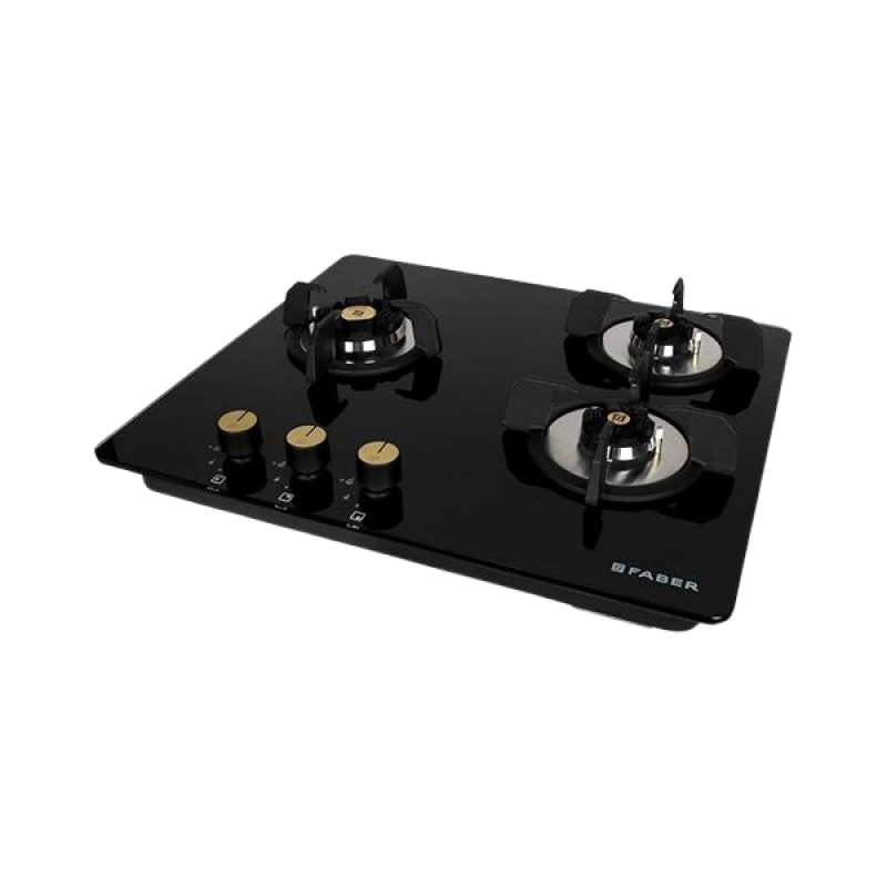 Faber Maxus HT603 CRS BR CI AI Glass Automatic Hob | 3 Burners | Black Faber Maxus HT603 CRS BR CI AI Glass Automatic Hob | 3 Burners | Black