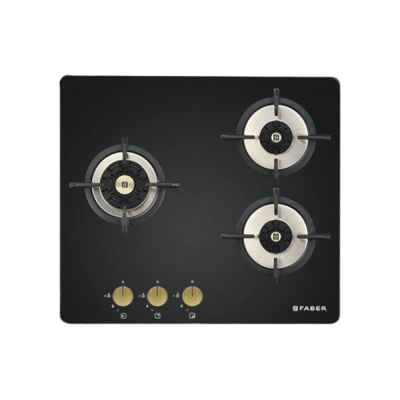 Faber Maxus HT603 CRS BR CI AI Glass Automatic Hob | 3 Burners | Black Faber Maxus HT603 CRS BR CI AI Glass Automatic Hob | 3 Burners | Black