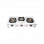 Preethi Blu Flame Ember Stainless Steel Manual Gas Stove | 3 Burners